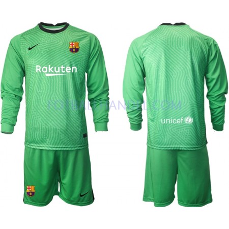 Barn Fotballdrakter Keeper FC Barcelona 2020-21 Langermet M001